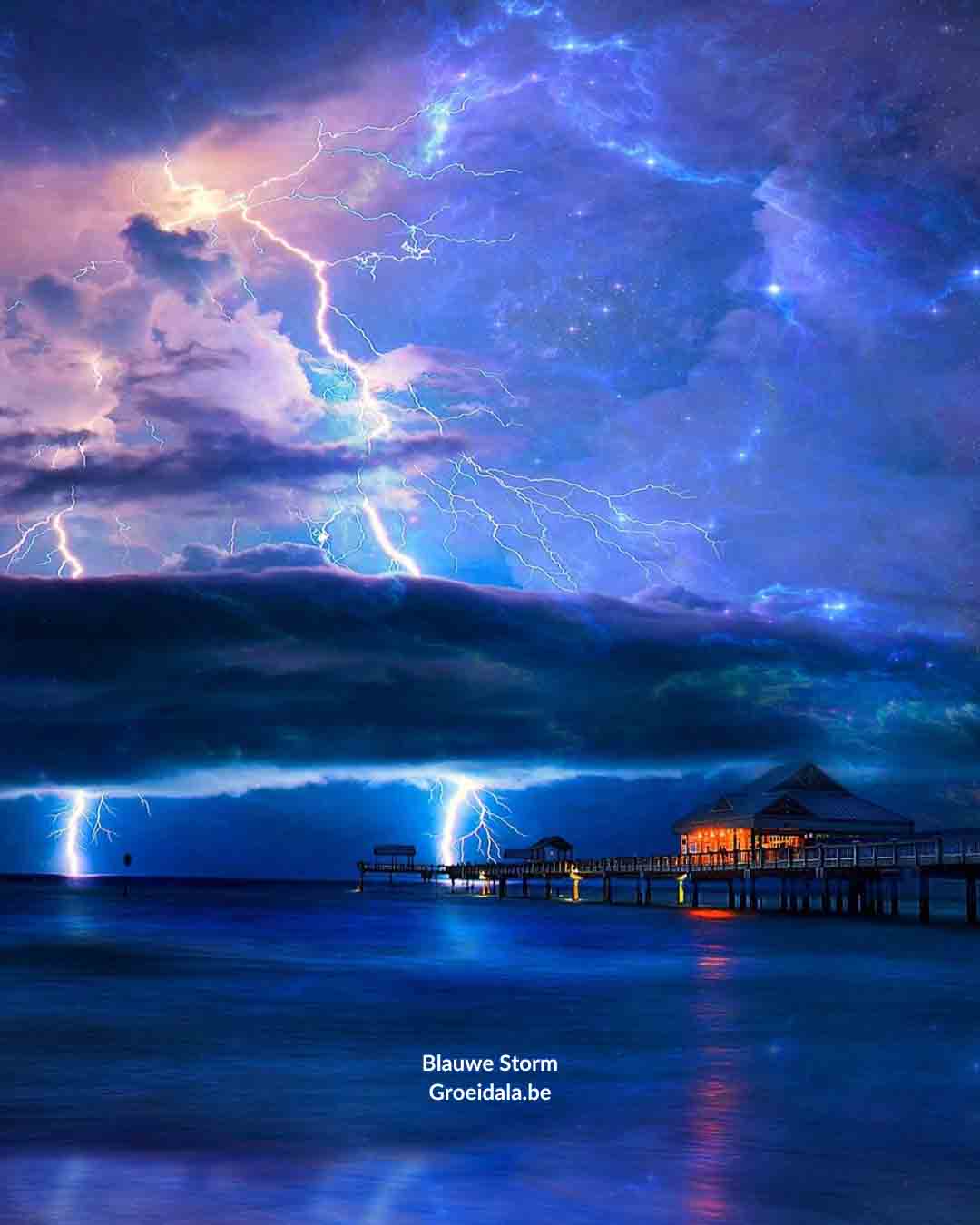 Groeidala blauwe storm golf Tzolkin